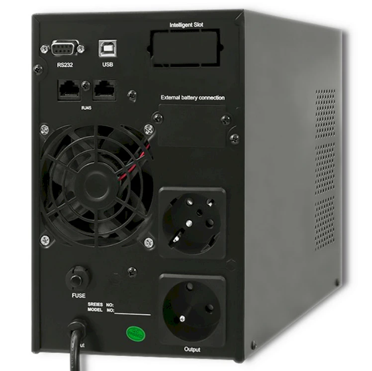 „Qoltec“ grynos sinusinės bangos | 1 kVA | 800 W | AVR | LCD | Grynas sinusas