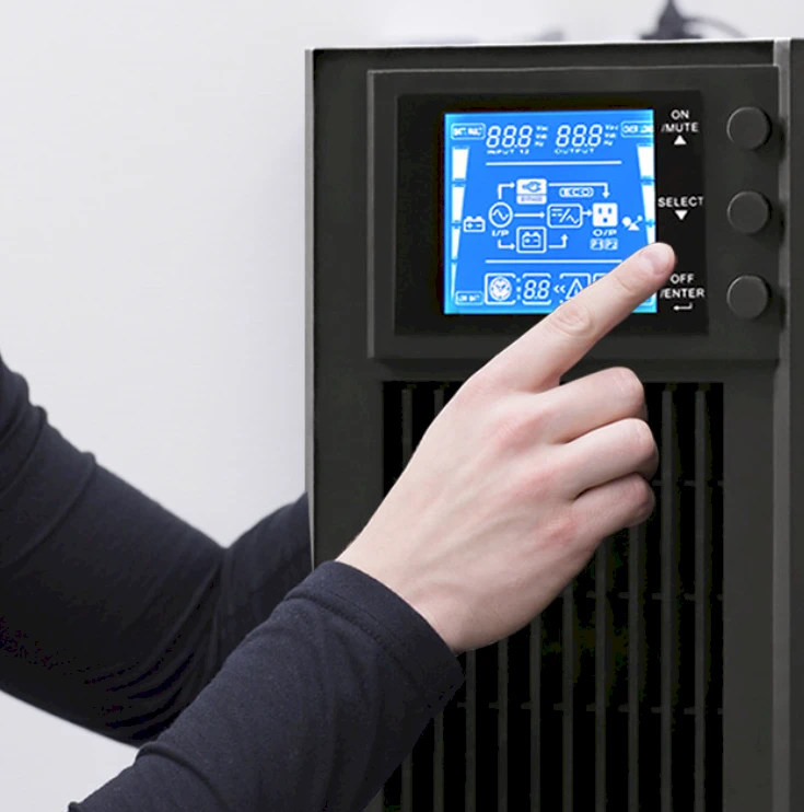 „Qoltec“ grynos sinusinės bangos | 1 kVA | 800 W | AVR | LCD | Grynas sinusas