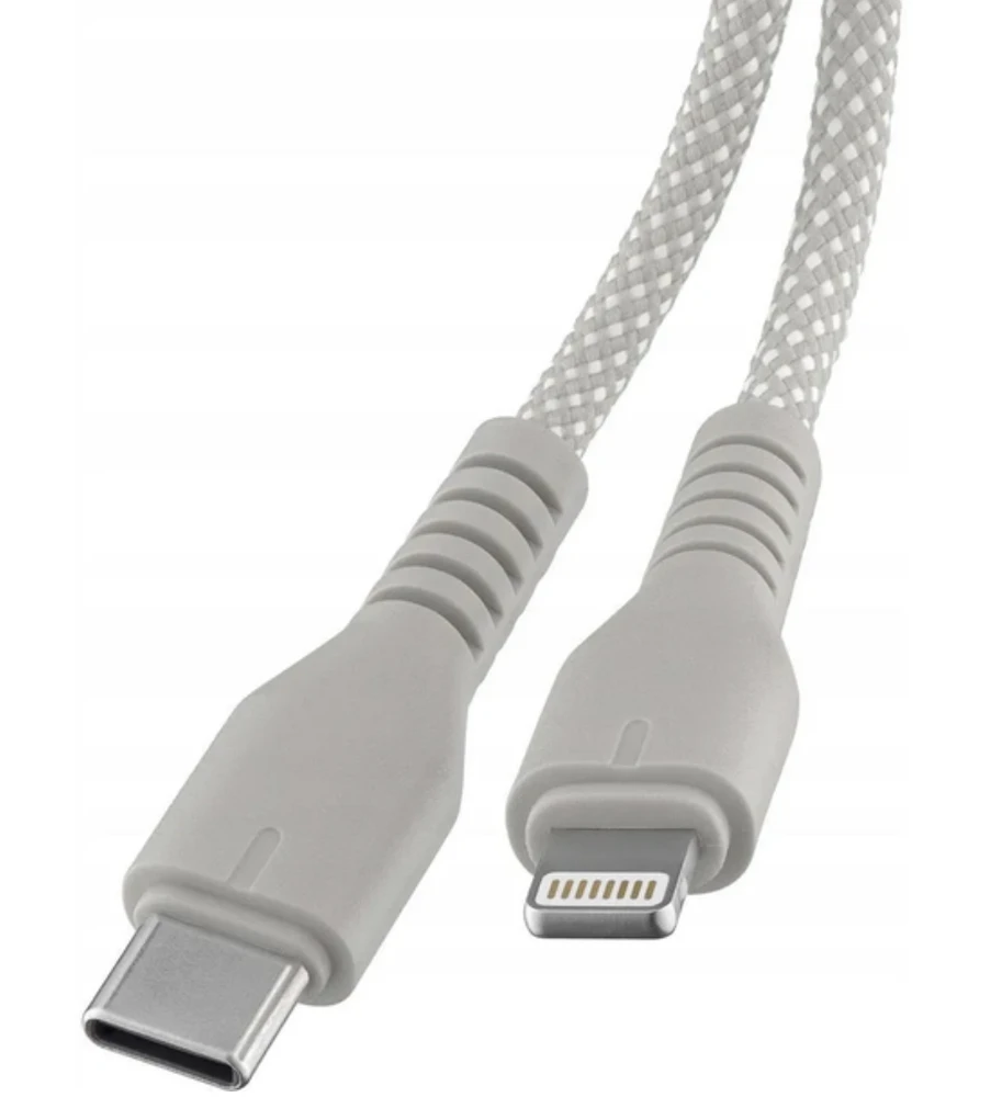 Qualo QKN-CL-18 laidas USB-C - Lightning 12W / 1.5m / pilkas