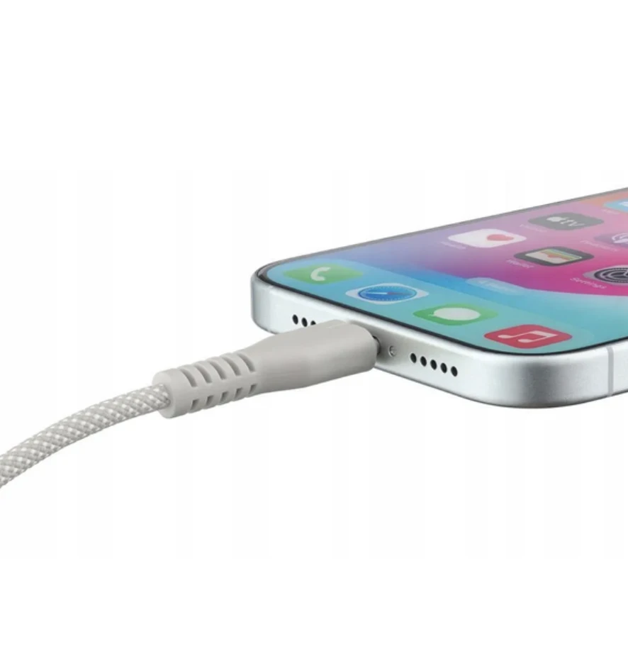 Qualo QKN-CL-18 laidas USB-C - Lightning 12W / 1.5m / pilkas