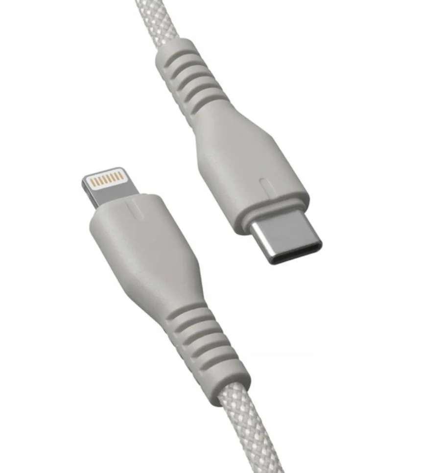 Qualo QKN-CL-18 laidas USB-C - Lightning 12W / 1.5m / pilkas