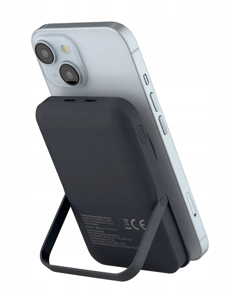 „Qualo QMPB5-LD-01 MagSafe“ belaidis įkroviklis, 10000mAh / LED / 20 W / USB-C / „Lightning“