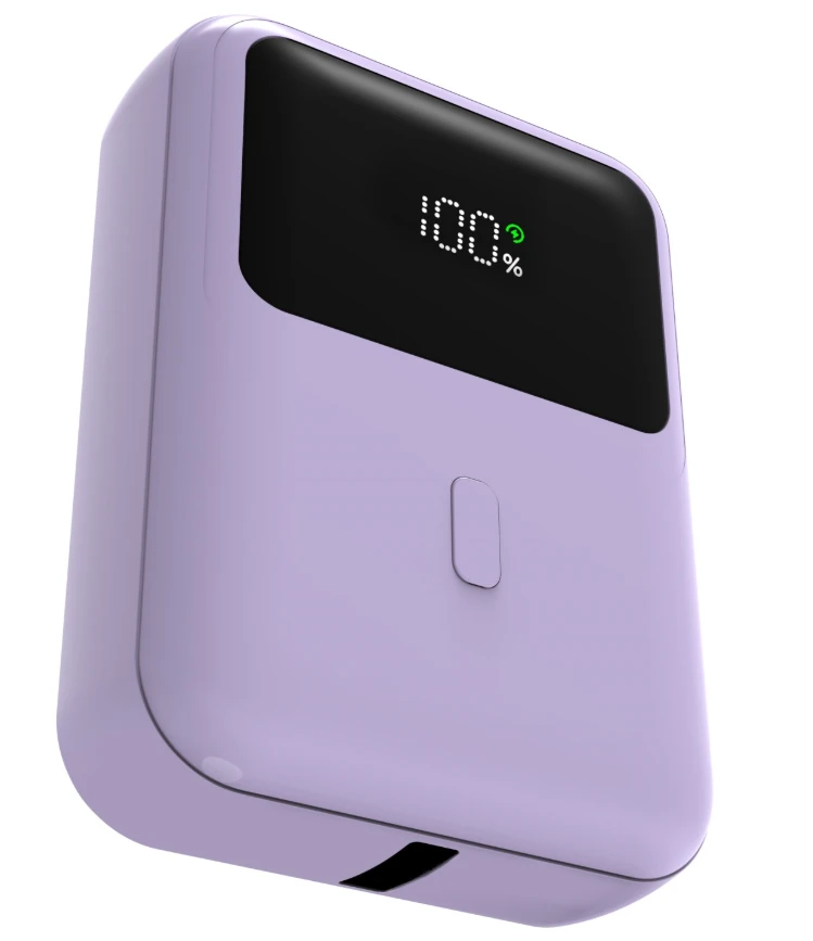 Qualo QPB10‑LD‑20‑09 Power Bank 10000mAh / LED / 20W / USB-A / USB-C
