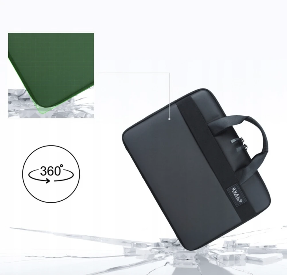 Krepšys Qualo QPL‑SU‑01 Nešiojamas kompiuteris Bag 13.3'' juodas