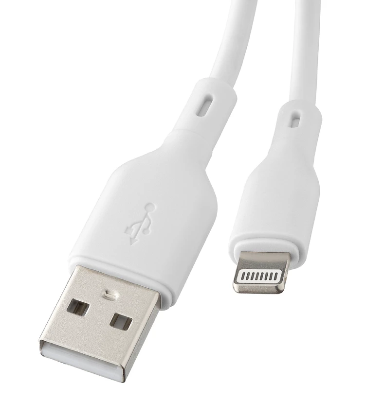 Qualo QRC-AL-00 USB-A - Lightning perdirbimo kabelis 1,5 m / 12 W / baltas