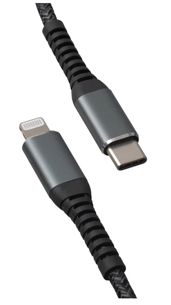 Qualo QRC-CL-01 USB-C / Lightning 2.4A kabelis 1 m