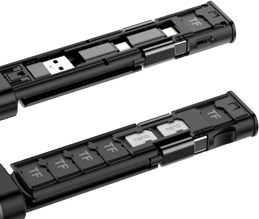 Qualo QZS-P-01 adapteris su kortelių laikikliais