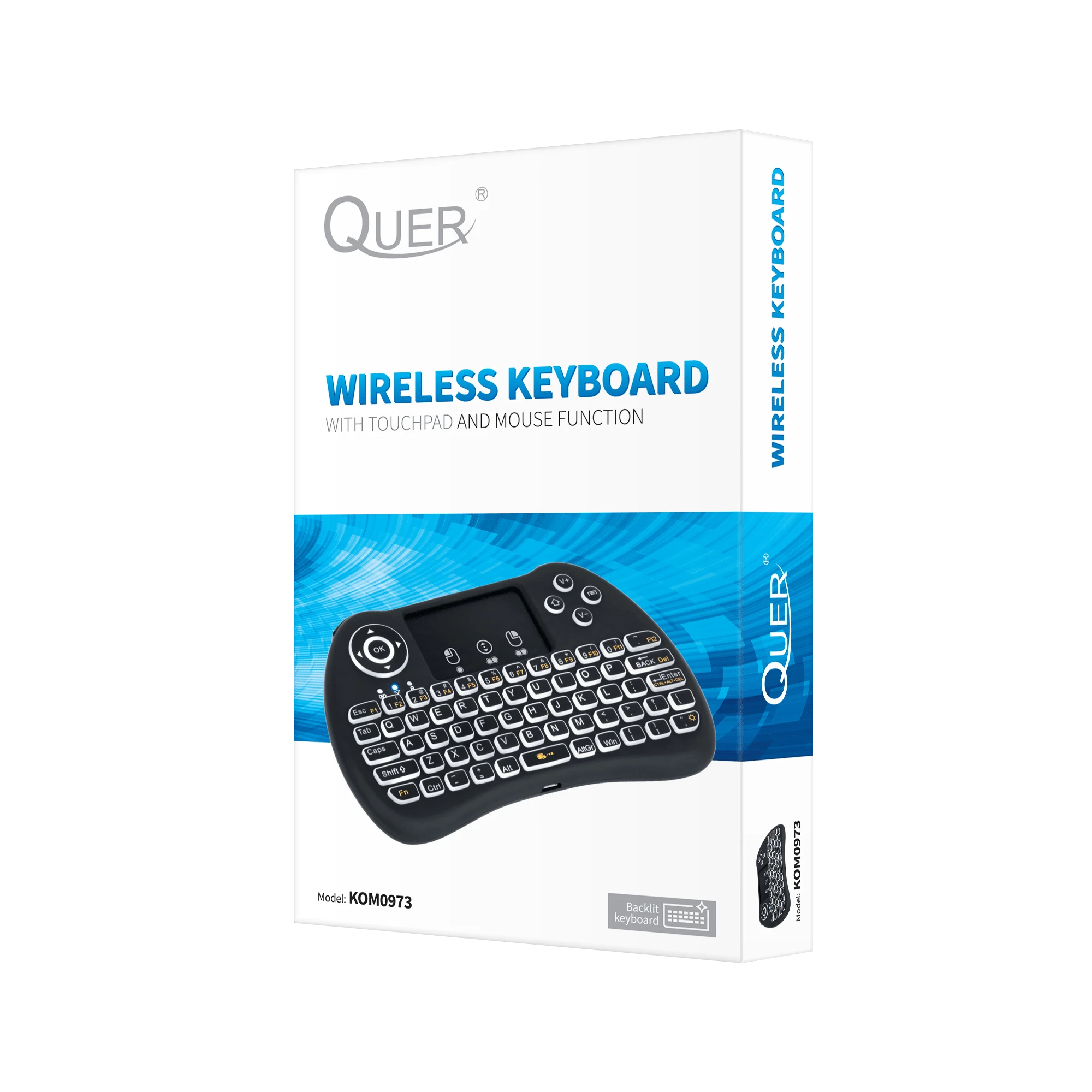 QUER Rebel Mini Q5 Smart TV BOX belaidė klaviatūra