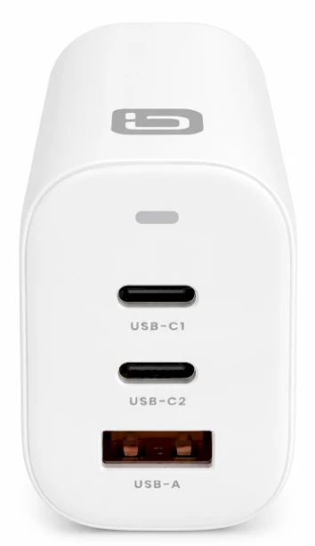 „Quik Accessories QG-311 GaN“ 2x USB-C / USB įkroviklis 65 W