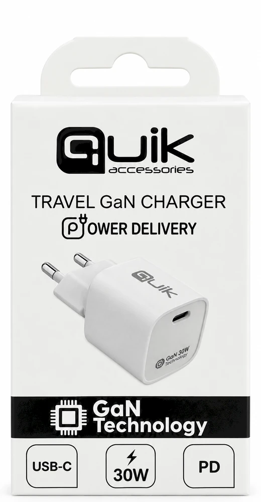 Quik Accessories QG-321 GaN USB-C Charger 30W