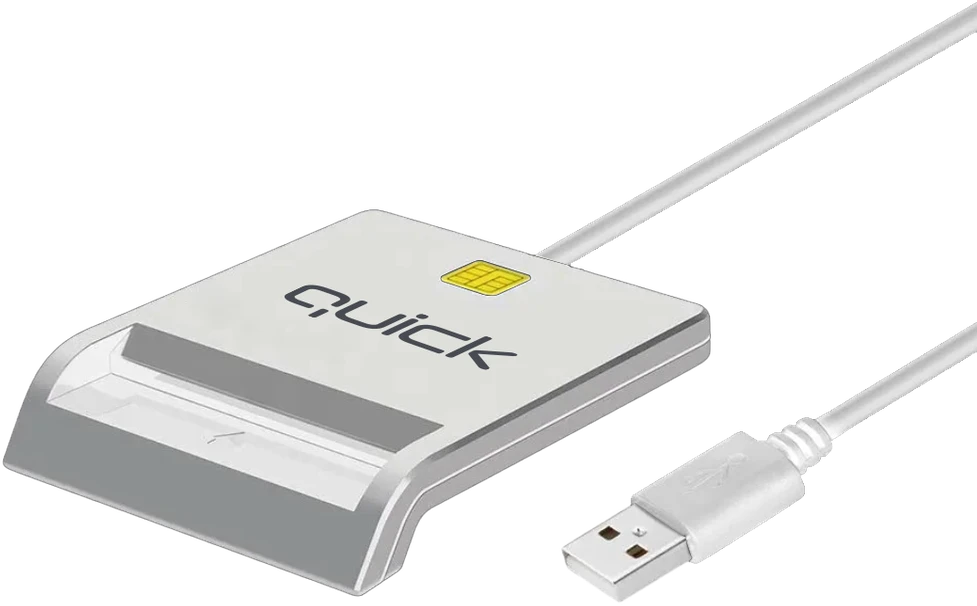 Quick Greitas QR-511 išmaniojo asmens tapatybės kortelių skaitytuvas su USB
