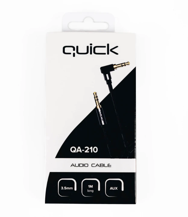 Usorteret Quick QA-210 AUX 3,5 mm garso kabelis 1m