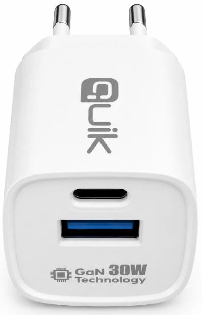 „Quik Accessories QG-322 GaN USB-C“ / USB įkroviklis 30 W
