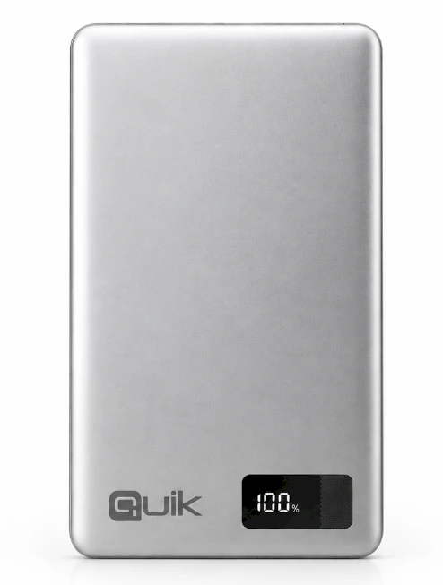 Quik Priedai QP-840 Plonas magnetinis belaidis išorinis akumuliatorius 10.000mAh