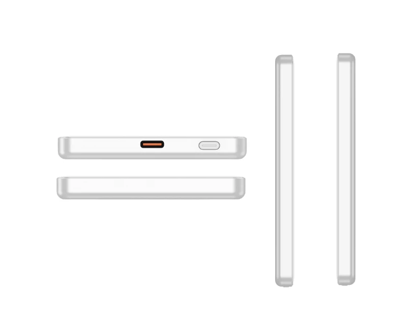 Quik Aksesuarai QP-845 Plonas magnetinis belaidis išorinis akumuliatorius 5.000mAh