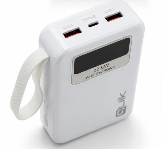 Quik Aksesuarai QP-861 Nešiojamas dirželio išorinis akumuliatorius 20.000mAh / 22.5W