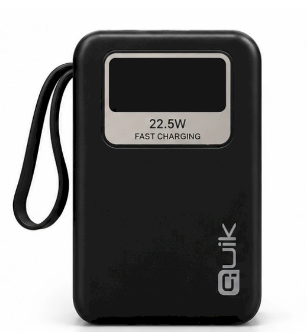 Quik Aksesuarai QP-862 Nešiojamas dirželis su išorine baterija 20 000 mAh / 22,5 W