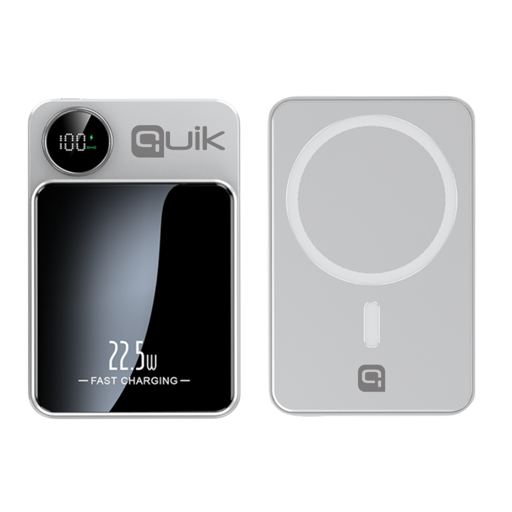 „Quik QP-820“ belaidis magnetinis išorinis akumuliatorius, 10000 mAh