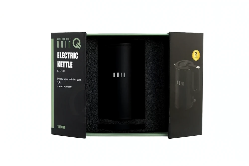 QUIN Electric Virdulys KTL-101 Juodas