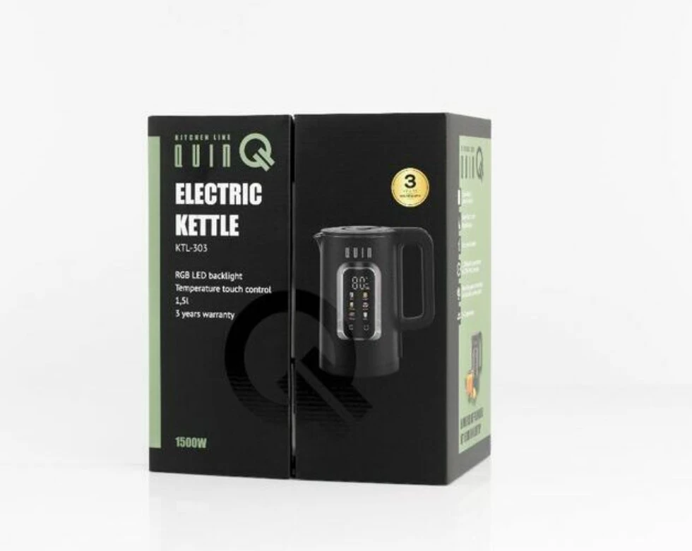 QUIN Electric Virdulys KTL-202 Juodas