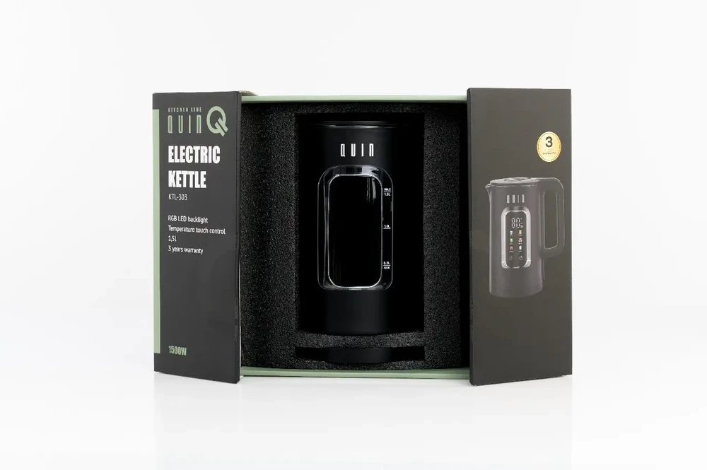 QUIN Electric Virdulys KTL-303 Juodas
