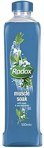 Radox Muscle Soak Bath Soak vonios putos, 500 ml