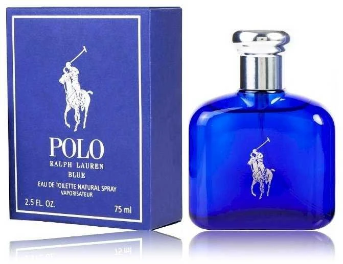 Ralph Lauren Polo Mėlyna EDT tualetinis vanduo vyrams, 75 ml