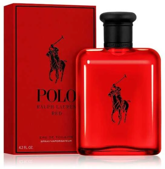 Ralph Lauren Polo Raudona EDT tualetinis vanduo vyrams, 125 ml
