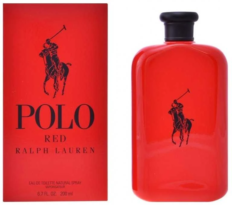 Ralph Lauren Polo Raudona EDT tualetinis vanduo vyrams, 200 ml