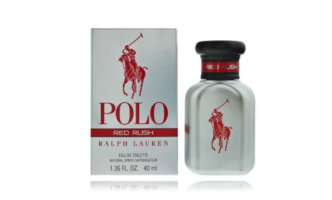 Ralph Lauren Polo Raudona Rush EDT tualetinis vanduo vyrams, 40 ml