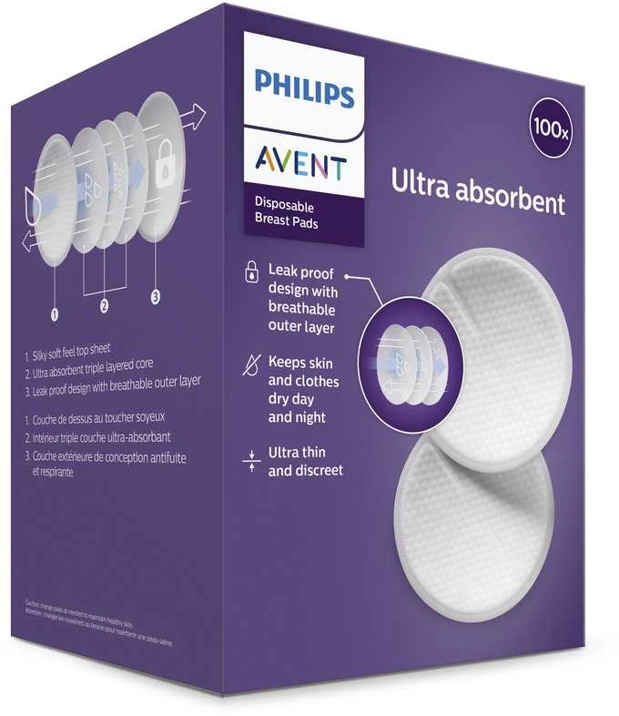 Philips AVENT SCF254/13 Krūtų įklotai 100