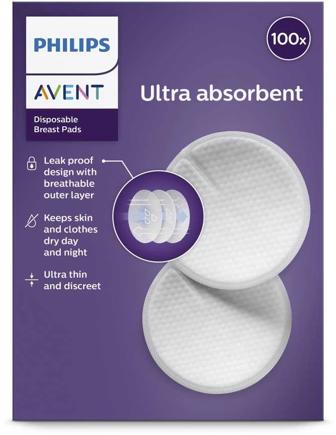 Philips AVENT SCF254/13 Krūtų įklotai 100