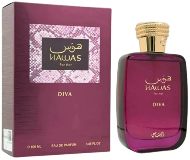Rasasi Hawas Diva EDP parfumuotas vanduo moterims, 100 ml