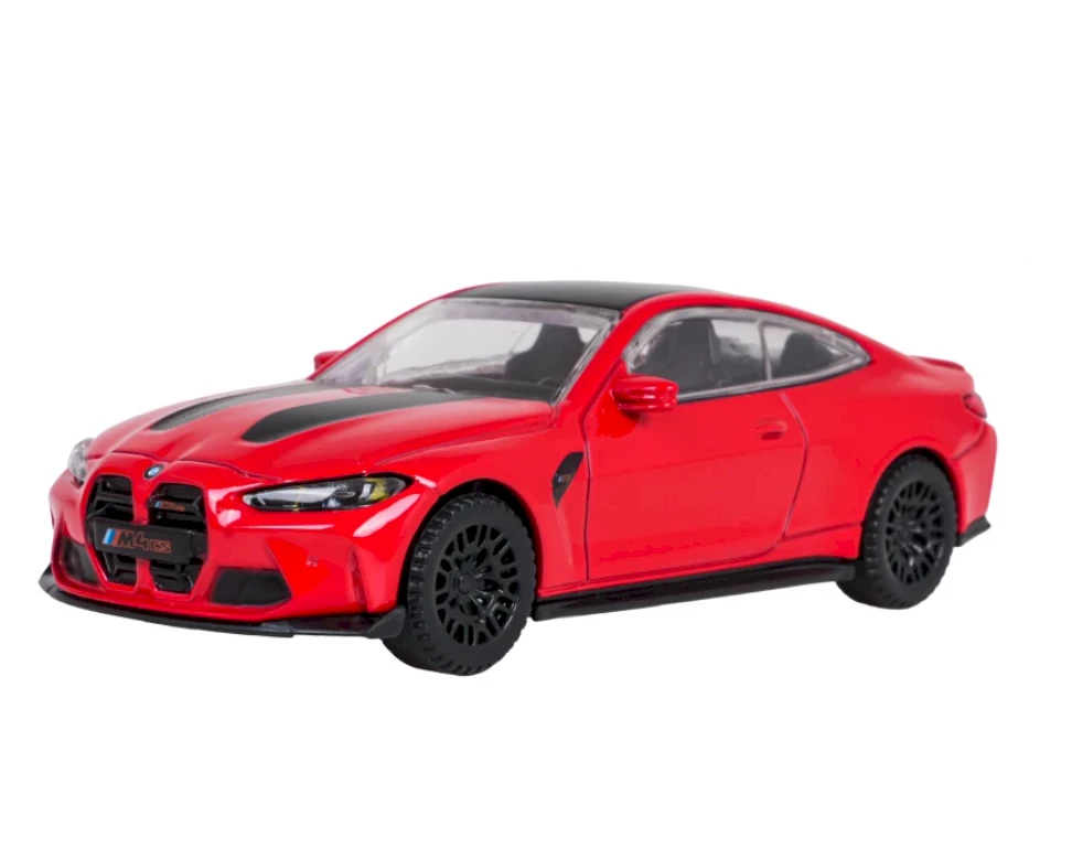 Rastar BMW M4 CS metalinis modelio automobilis 1:43 raudonas