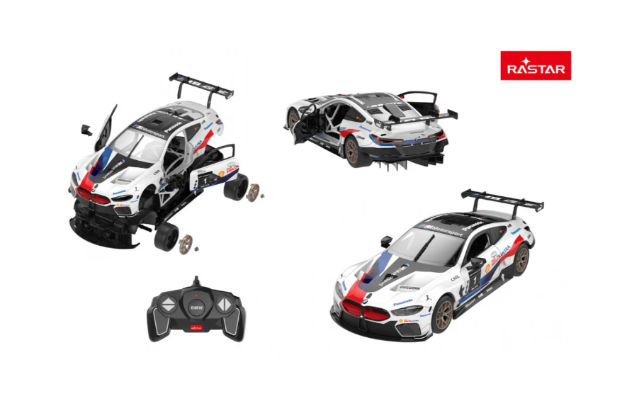 RASTAR R/C 1:18 sudedamas automodelis BMW M8 GTE, 97200