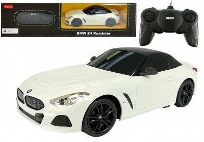 Rastar Nuotoliniu būdu valdomas BMW Z4 Roadster automobilis, baltas