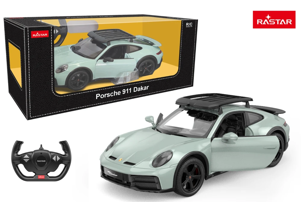 Rastar Valdomas Porsche 911 Dakar žaislinis automobilis