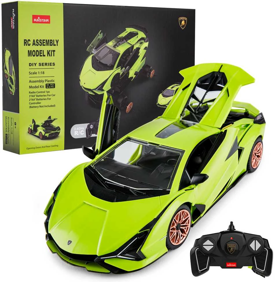 RASTAR 1:18 mastelio valdomas automodelis-konstruktorius Lamborghini Sian, 97400