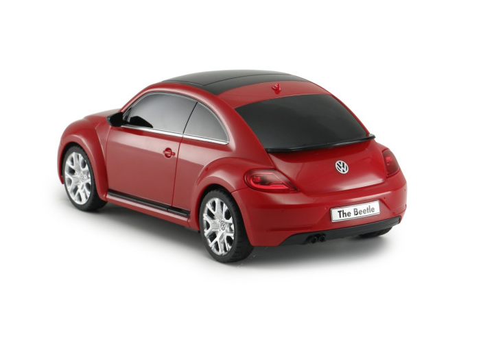 Rastar Nuotoliniu būdu valdoma raudona Volkswagen Beetle mašina