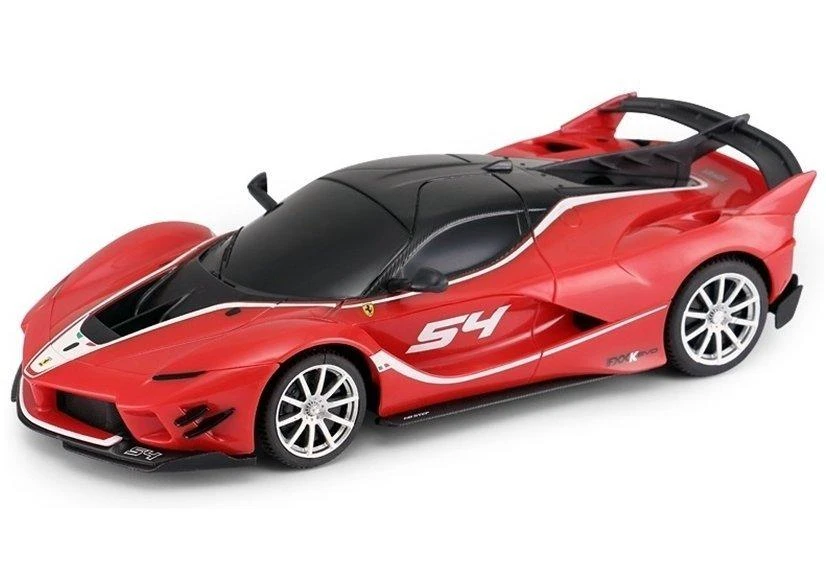 Radijo bangomis valdomas automobilis Ferrari raudonas
