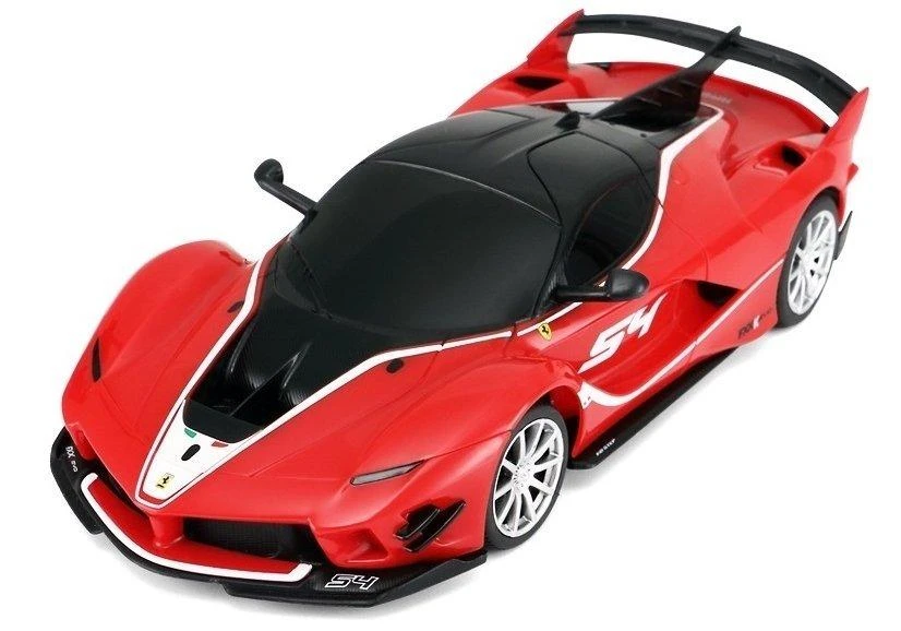 Radijo bangomis valdomas automobilis Ferrari raudonas