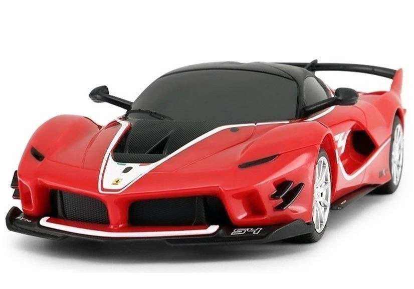 Radijo bangomis valdomas automobilis Ferrari raudonas