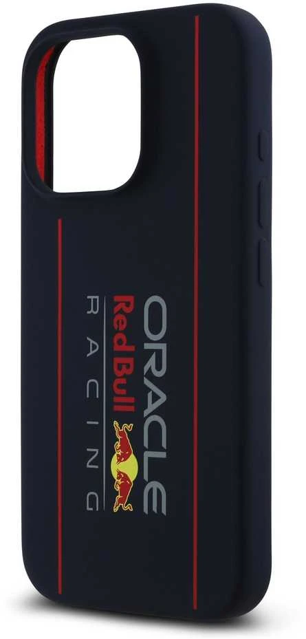 Red Bull Raudona Bull Raudona Bull RBHMP16X24SIOLRV Apple iPhone 16 Pro Max 6.9″ kietas dėklas navy Silicone Vertical Logo Mag