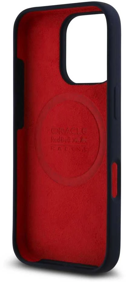 Red Bull Raudona Bull Raudona Bull RBHMP16X24SIOLRV Apple iPhone 16 Pro Max 6.9″ kietas dėklas navy Silicone Vertical Logo Mag