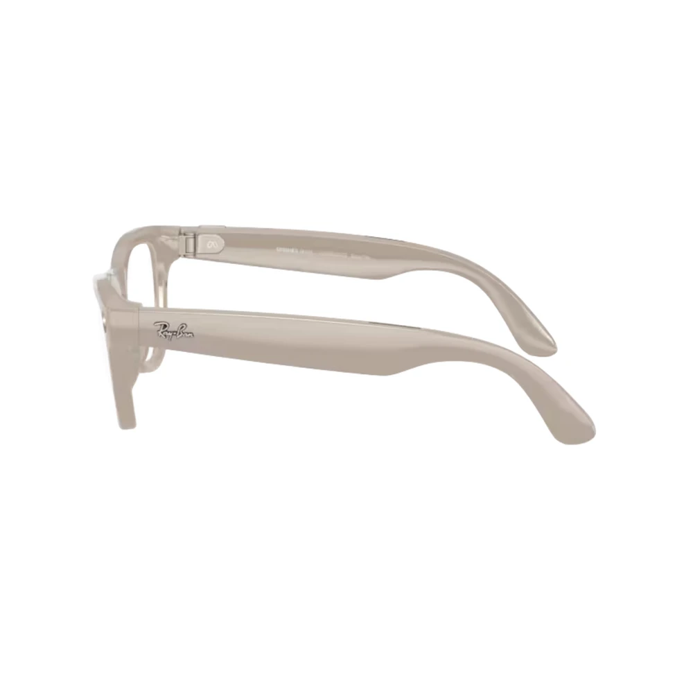 „RayBan“ „Ray-Ban Meta Skyler Gen1 AI“ akiniai – blizgūs / kreidiniai pilkos spalvos perėjimai
