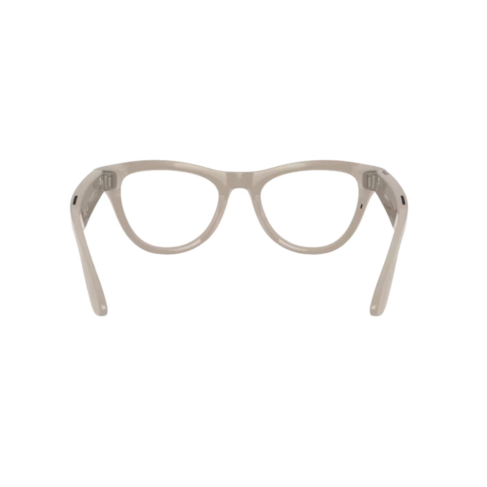 „RayBan“ „Ray-Ban Meta Skyler Gen1 AI“ akiniai – blizgūs / kreidiniai pilkos spalvos perėjimai