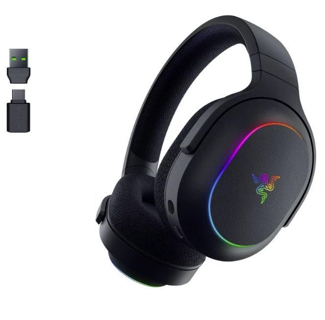 Razer | Ausinės Žaidimams | Barracuda X Chroma | Belaidės | Over-Ear | Mikrofonas | Belaidės | Juodas