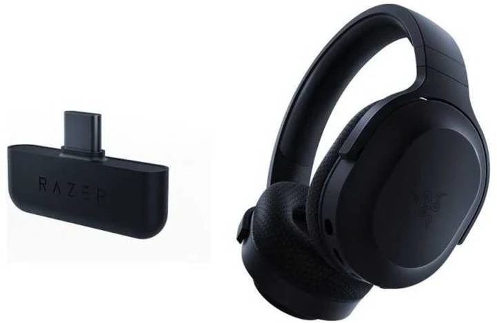 Belaidės žaidimų ausinės Razer Barracuda X (2022) | juodos spalvos