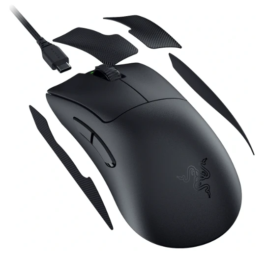 Belaidė žaidimų pelė Razer Basilisk V3 Pro, Juodos spalvos