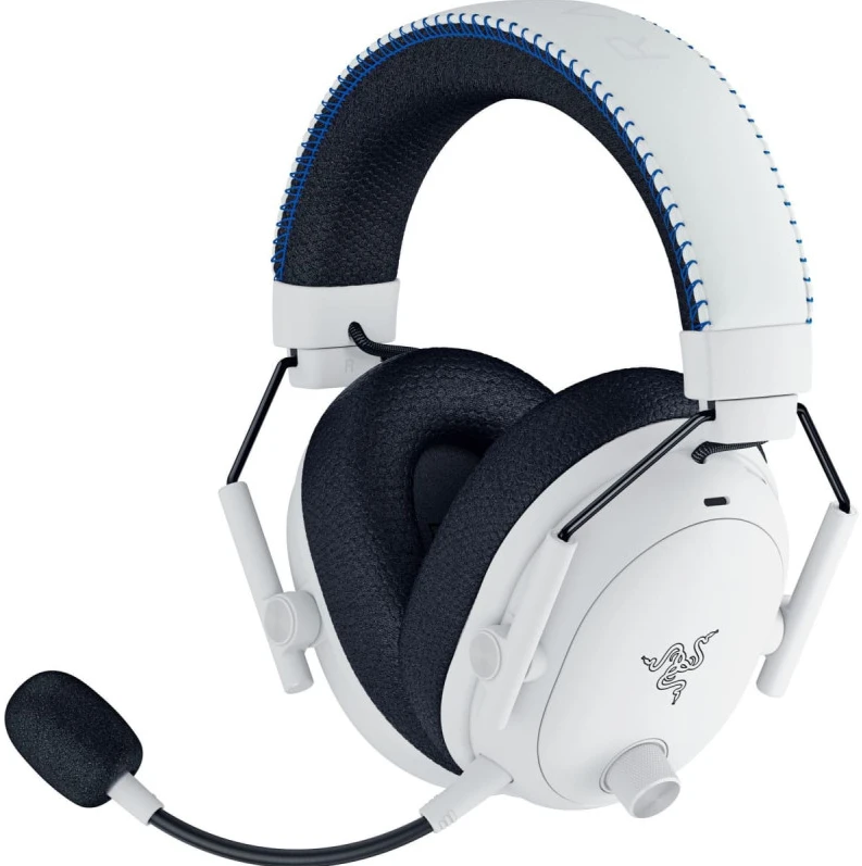 Baltos Razer BlackShark ausinės su mikrofonu